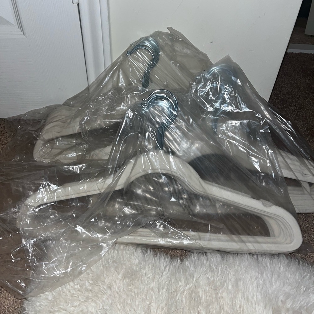 Not used velvet hangers